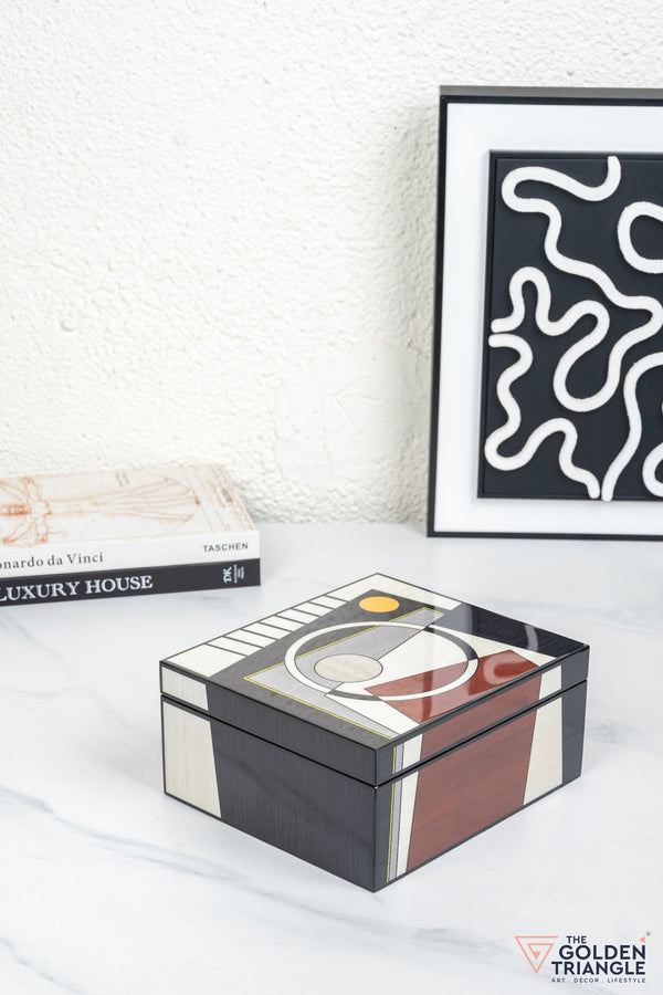 Mia Geometric Square Utility Box