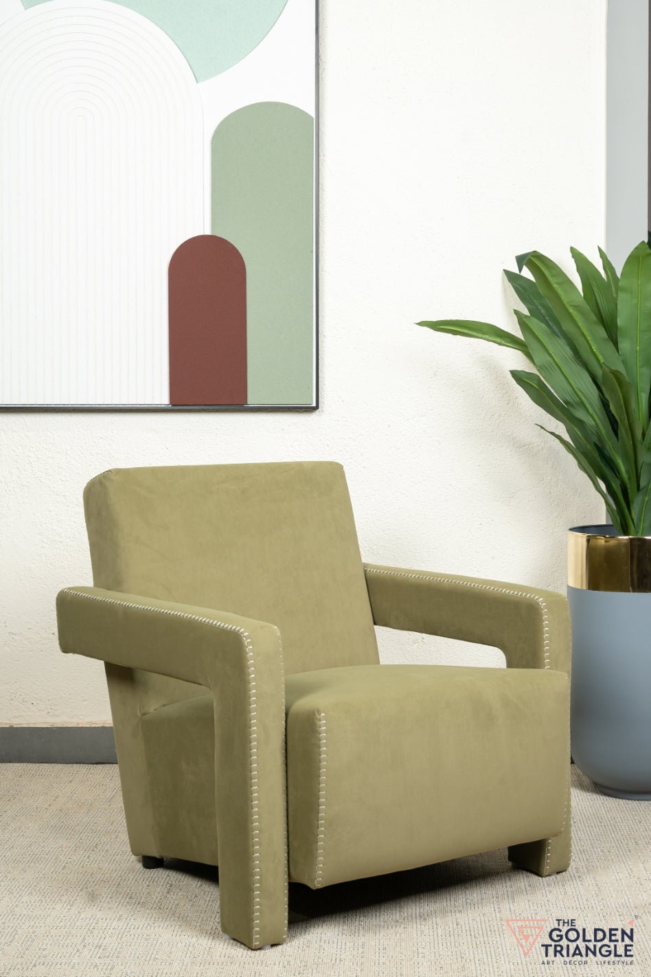 Prism Accent Chair - Green