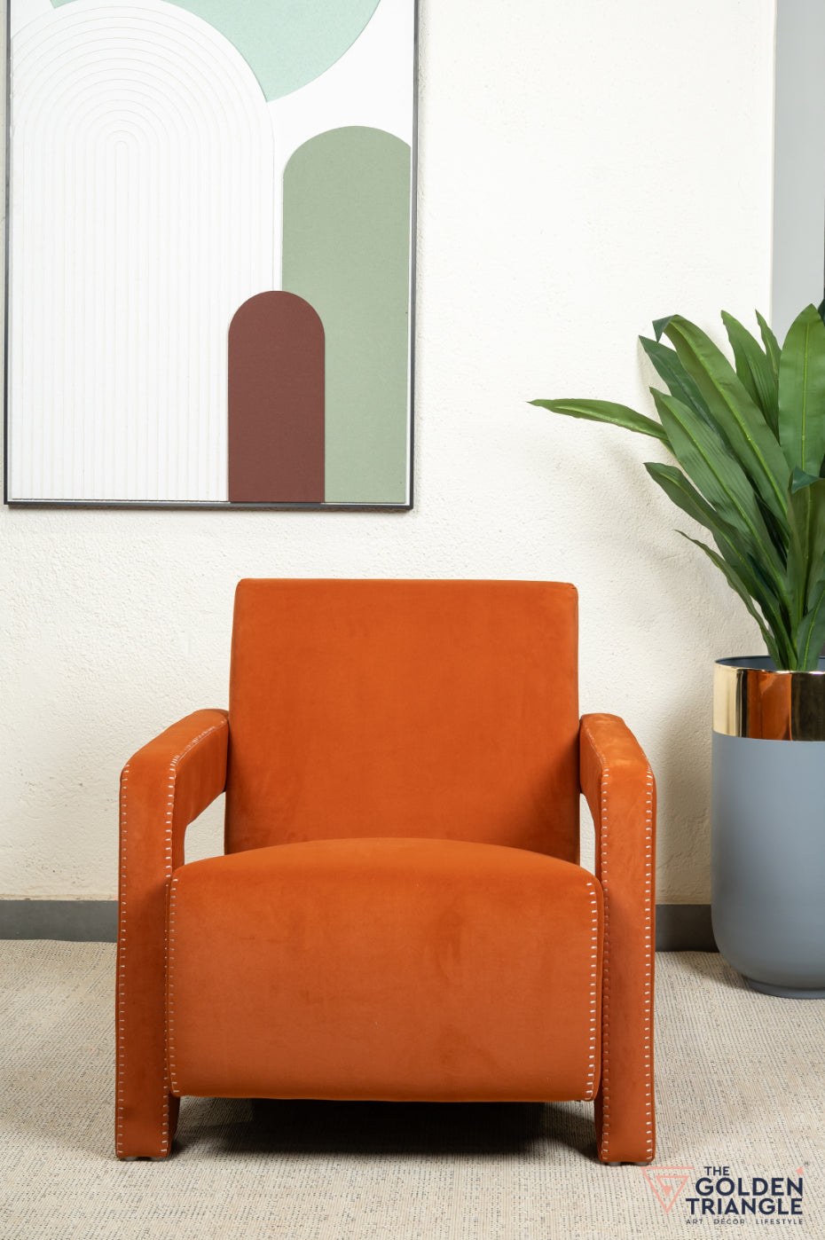 Prism Accent Chair - Orange