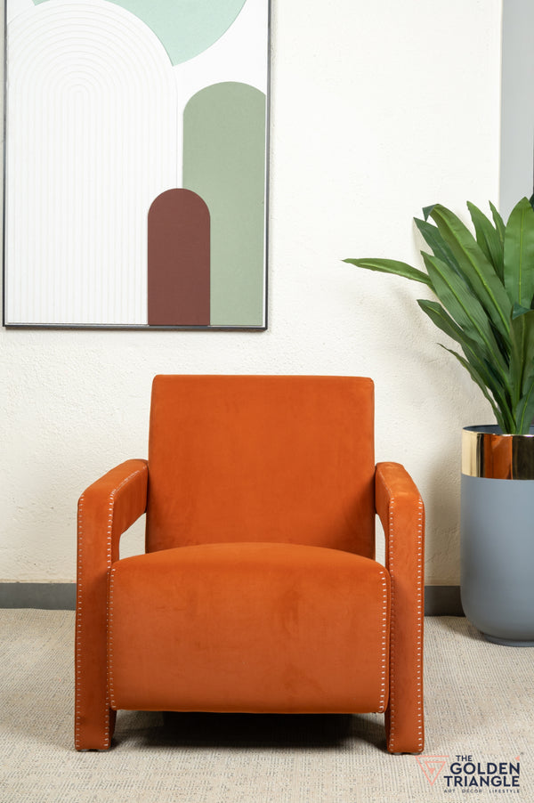 Prism Accent Chair - Orange