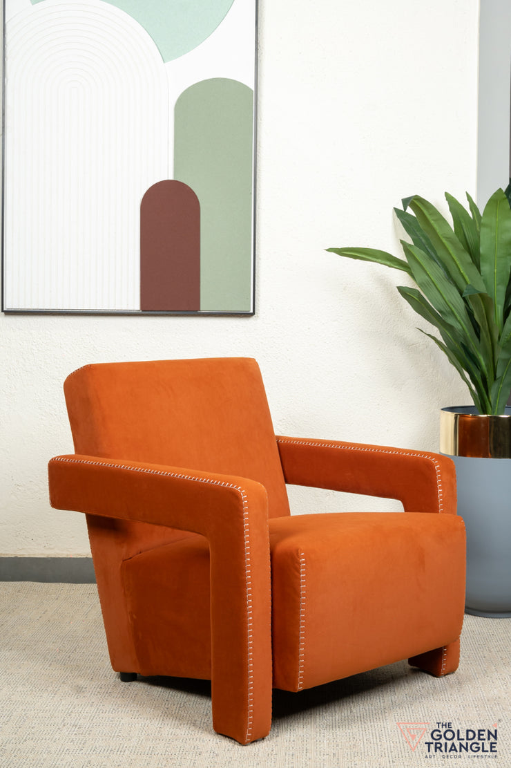 Prism Accent Chair - Orange