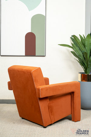 Prism Accent Chair - Orange