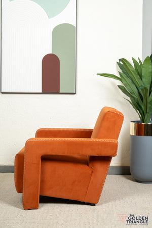 Prism Accent Chair - Orange