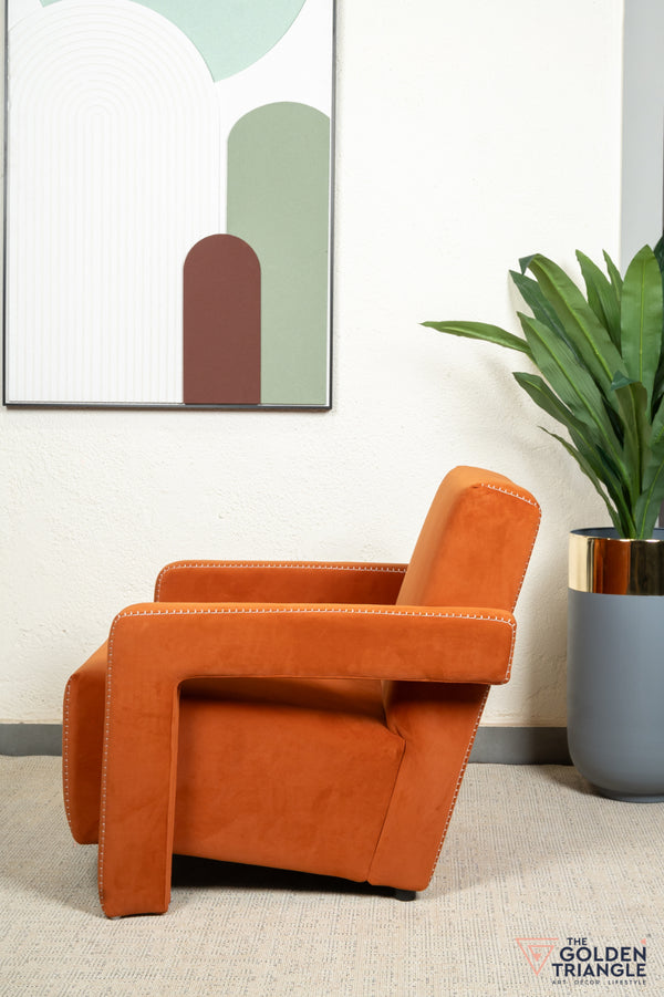 Prism Accent Chair - Orange