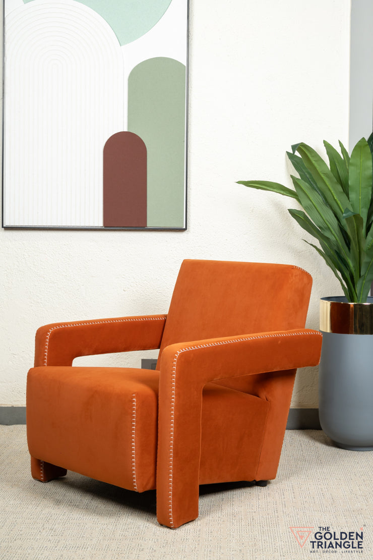 Prism Accent Chair - Orange