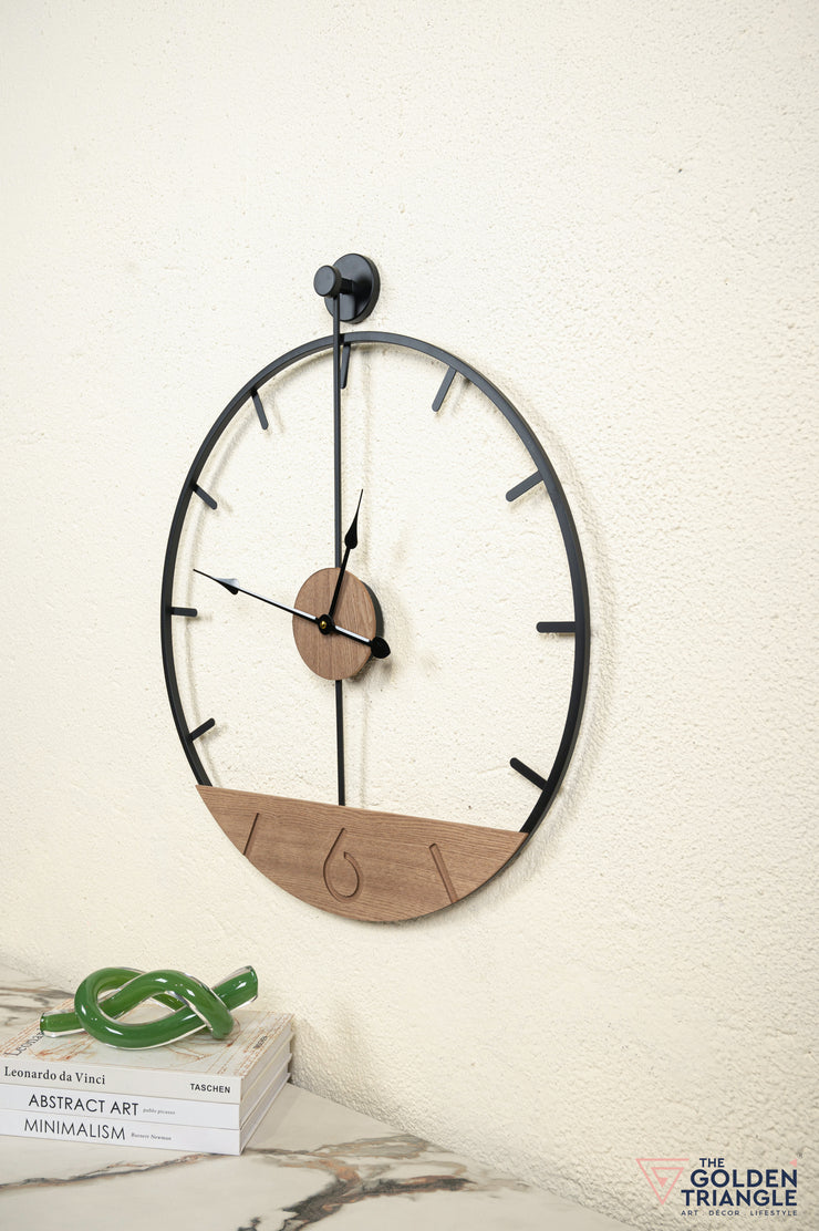 Jade Metal Wall Clock - 24"