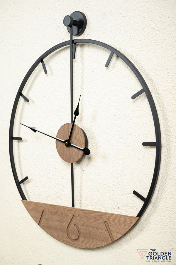 Jade Metal Wall Clock - 24"