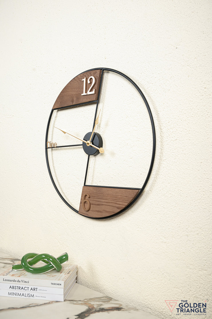 Clara Metal Wall Clock - 24"