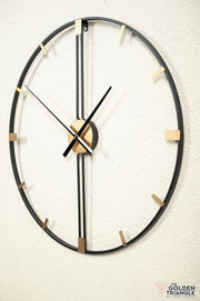 Leon Metal Wall Clock - 24"