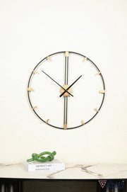 Leon Metal Wall Clock - 24"