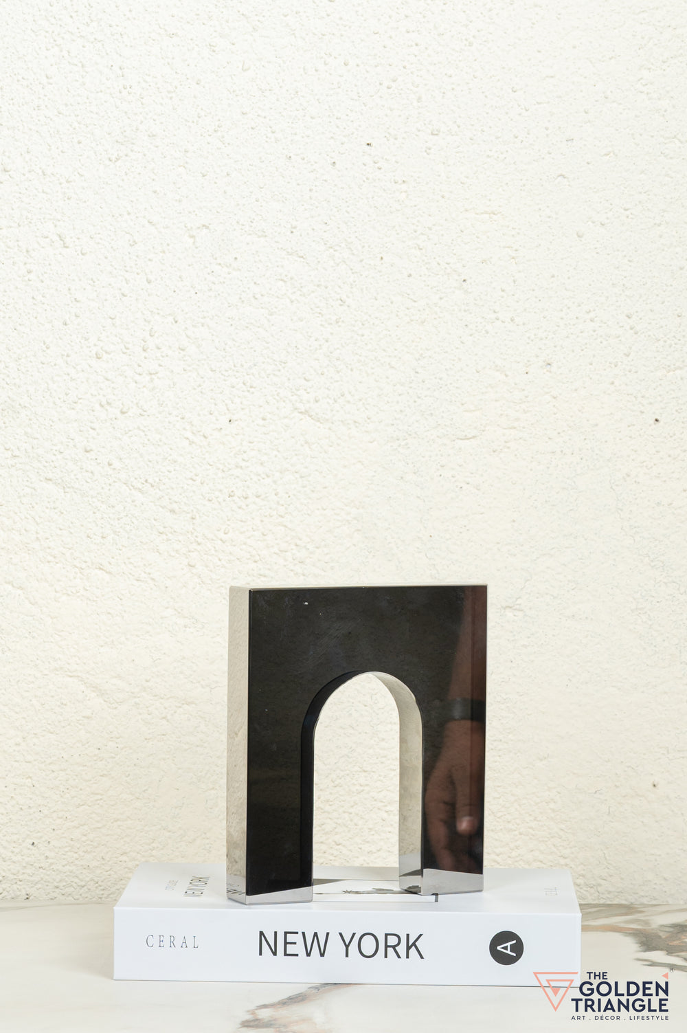 Haze Crystal Tabletop Decor - Arch