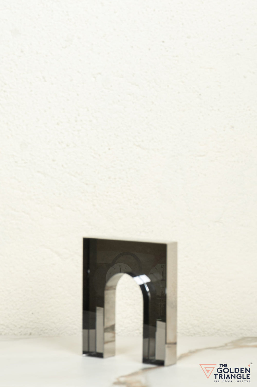 Haze Crystal Tabletop Decor - Arch