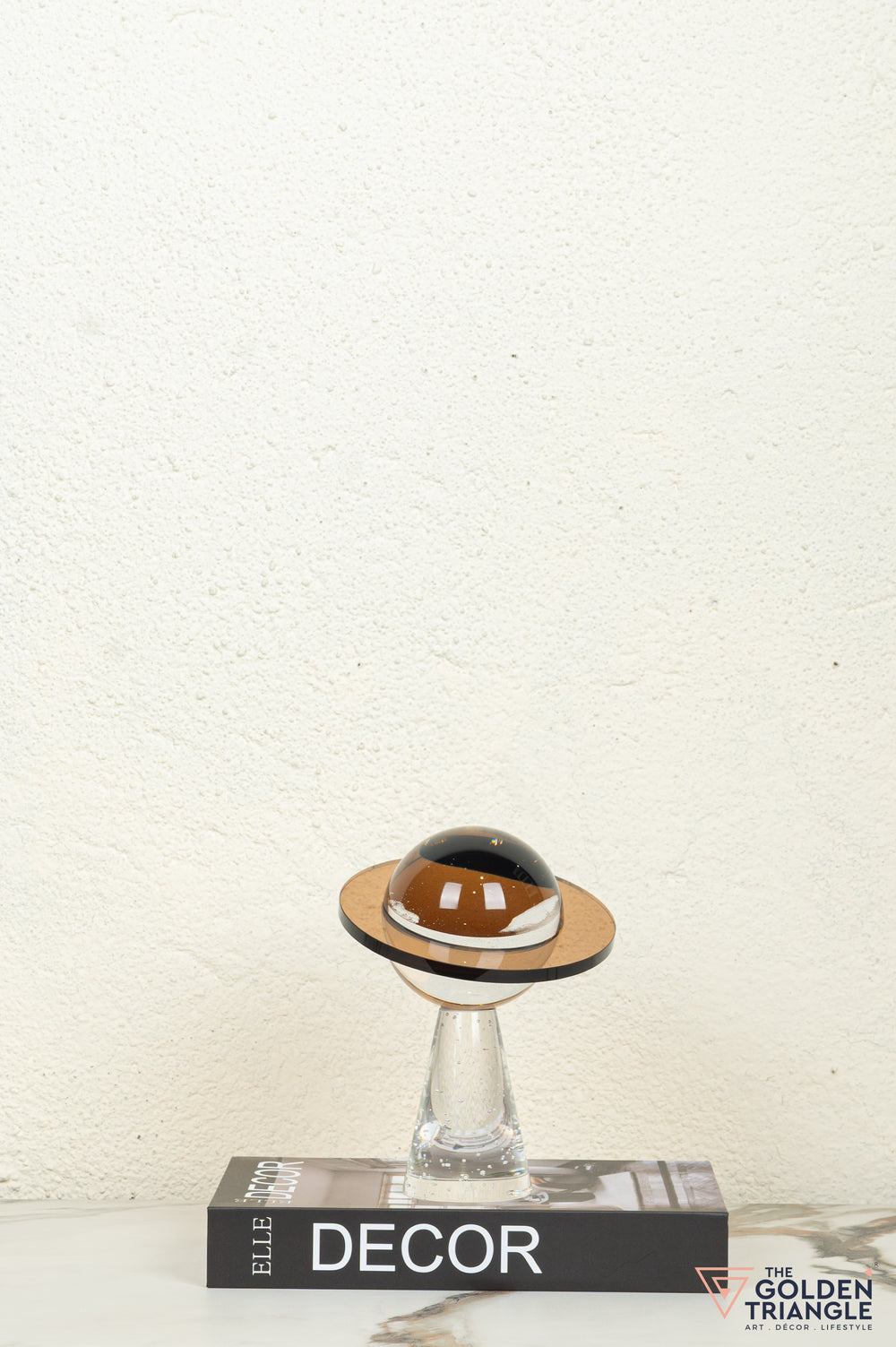 Lapis Crystal Sphere Tabletop Artefact - Short