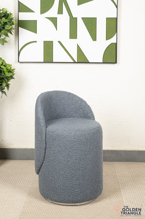 Orella Pouffe with Backrest & Swivel