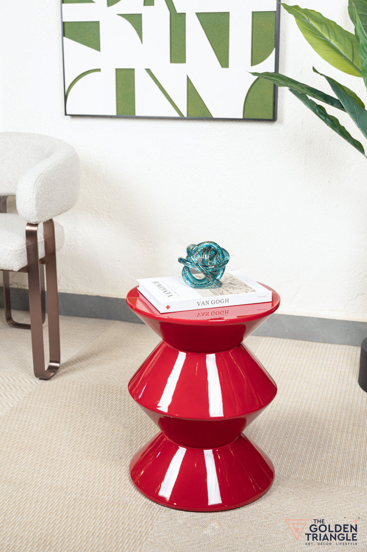 Simon Side Table - Red