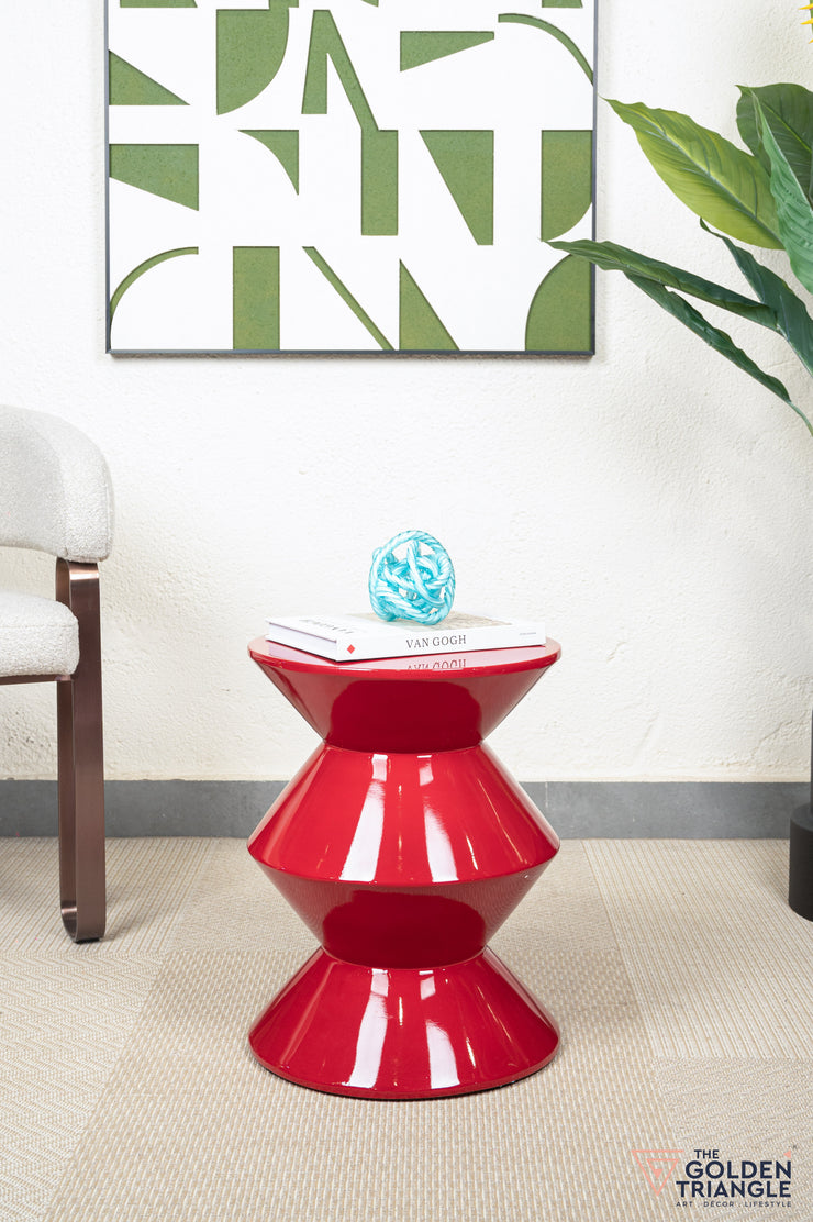 Simon Side Table - Red