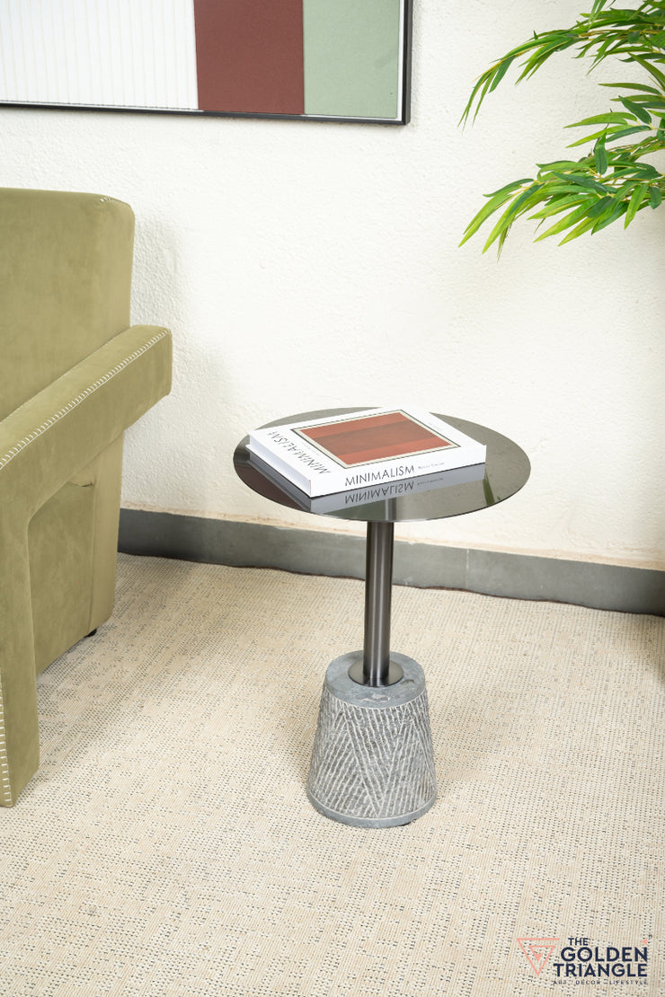 Solare Stone Side Table