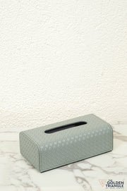 Nexa Weaved Leatherette Tissue Box - Gray