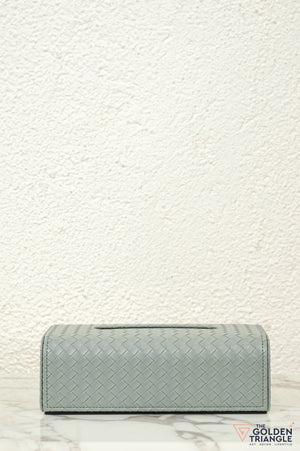 Nexa Weaved Leatherette Tissue Box - Gray