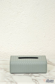 Nexa Weaved Leatherette Tissue Box - Gray