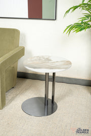 Sorriso C Side Table - Gunmetal