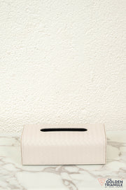 Nexa Weaved Leatherette Tissue Box - Beige