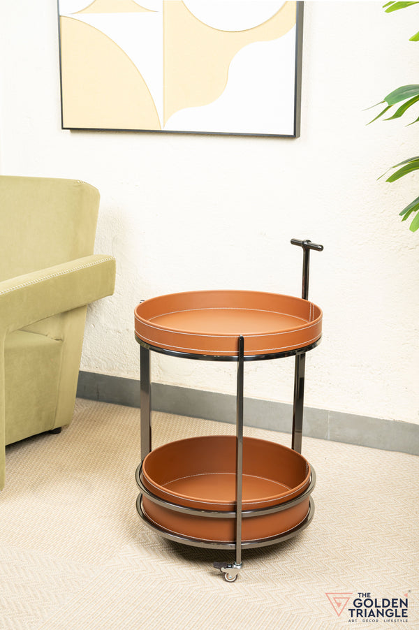 Leon Faux Leather Trolley - Tan