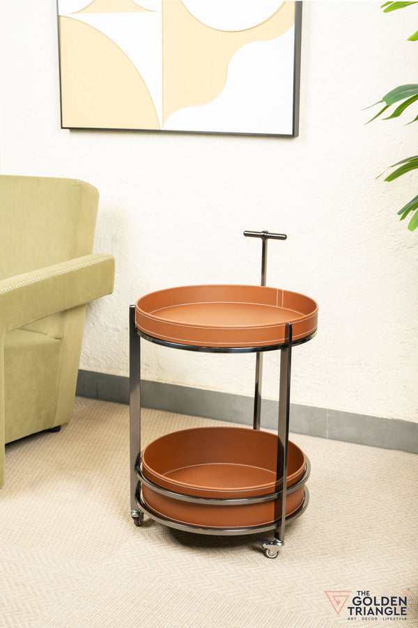 Leon Faux Leather Trolley - Tan