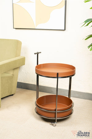 Leon Faux Leather Trolley - Tan