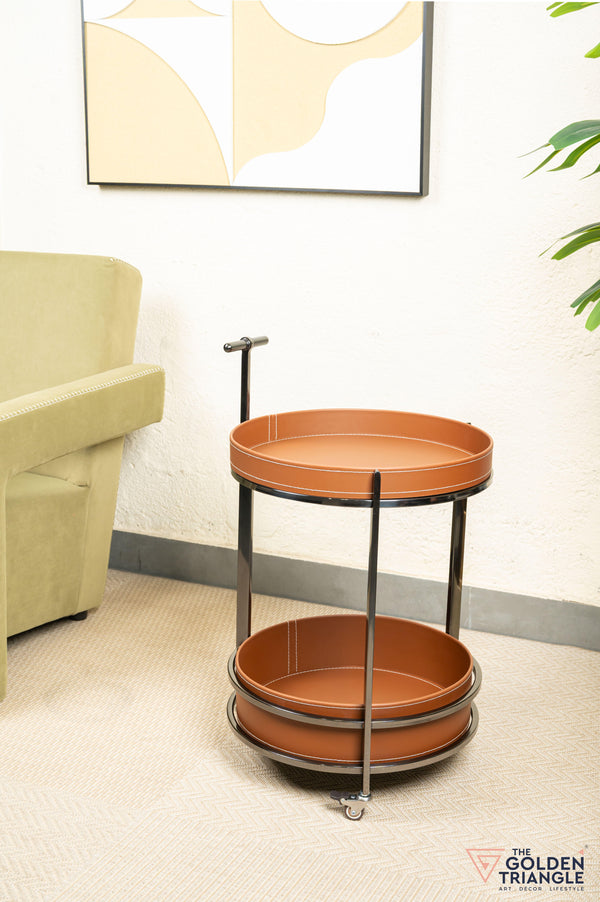 Leon Faux Leather Trolley - Tan