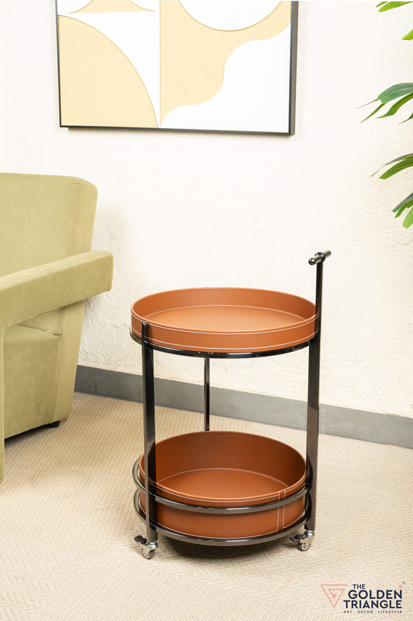 Leon Faux Leather Trolley - Tan