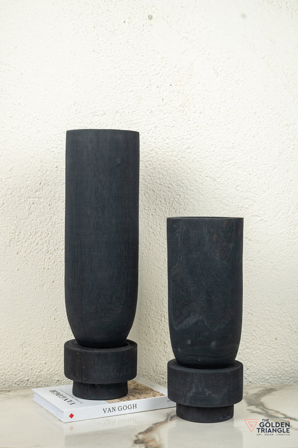 Razzle Wooden Vase