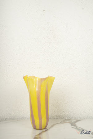 Harmony Glass Vase - Yellow