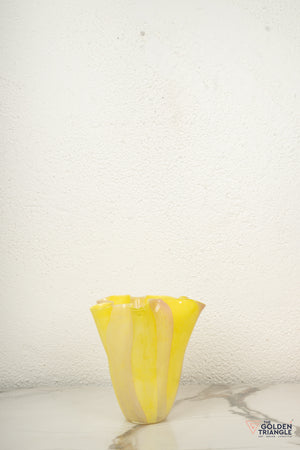 Harmony Glass Vase - Yellow