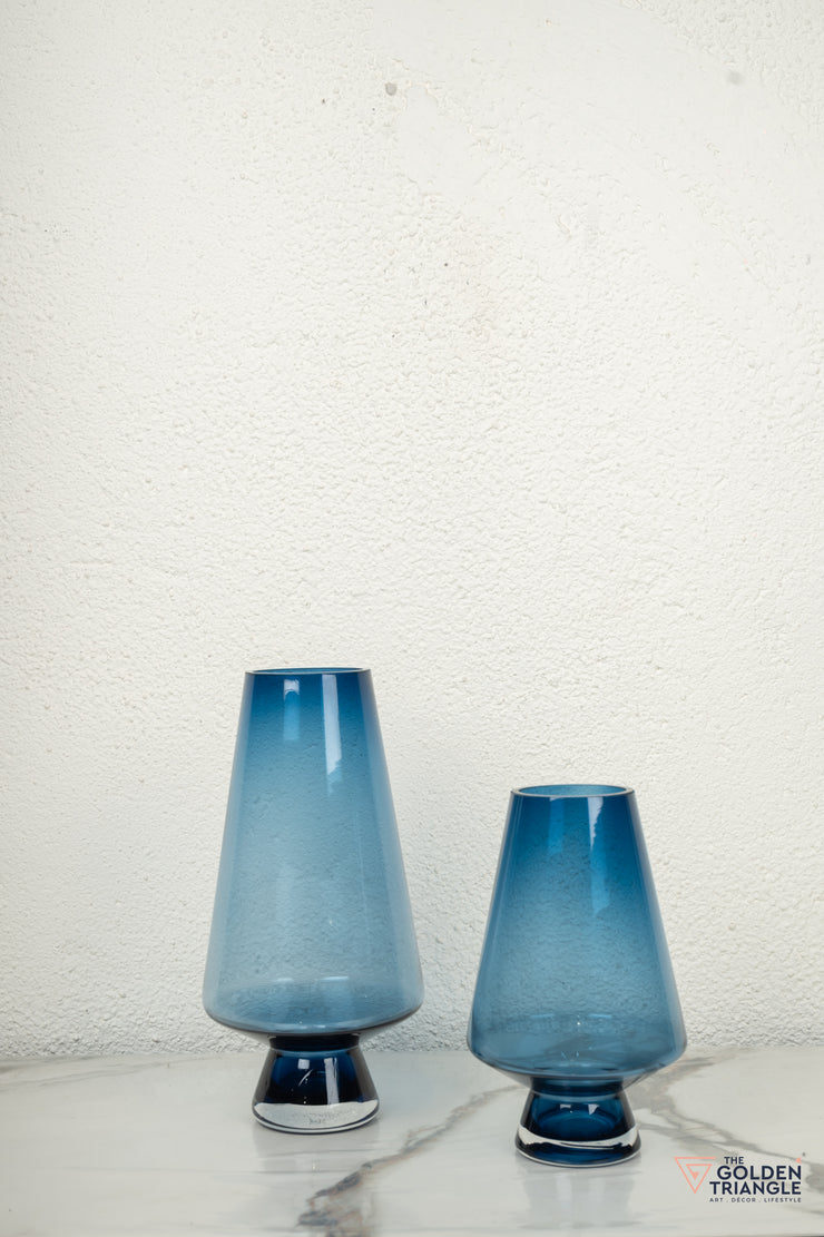 Nebula Glass Vase - Blue