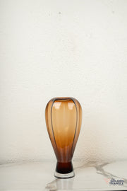 Twilight Glass Vase - Tall - Amber