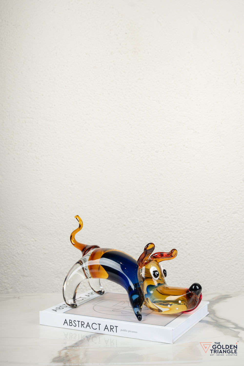 Lupoe Dog Glass Sculpture