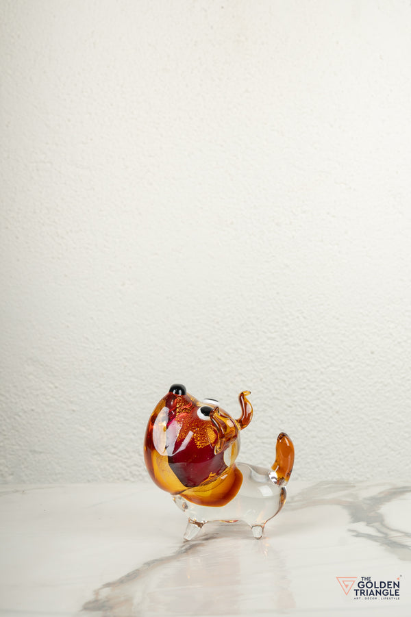 Barkyn Dog Glass Sculpture