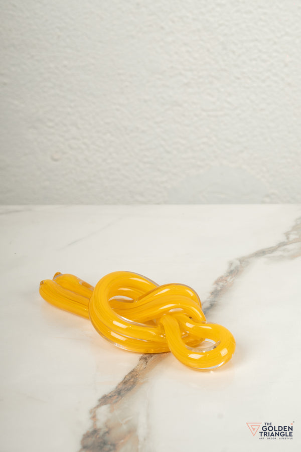 Ace Glass Knot - Yellow