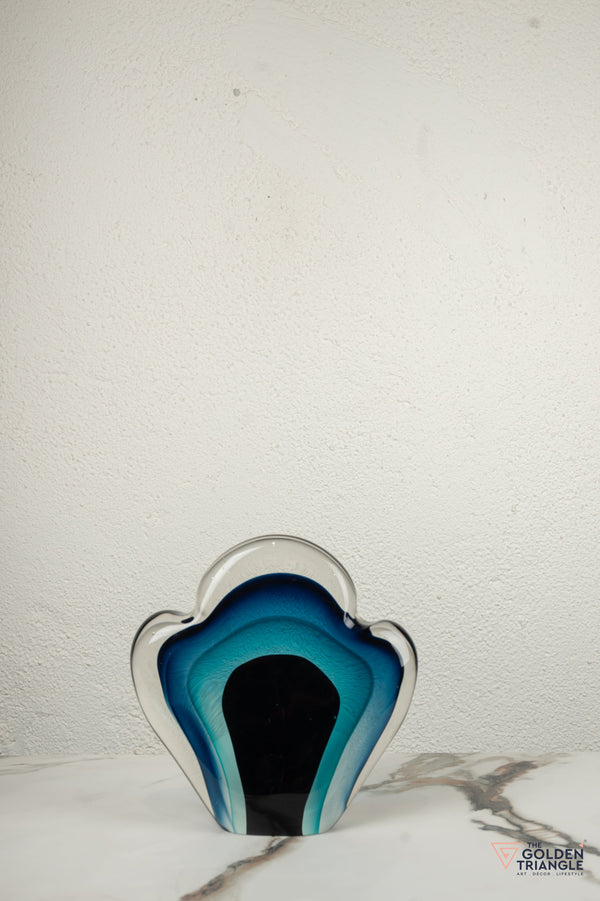 Alchemy Glass Sculpture - Blue