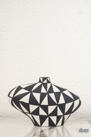 Prism Ceramic Vase - Short