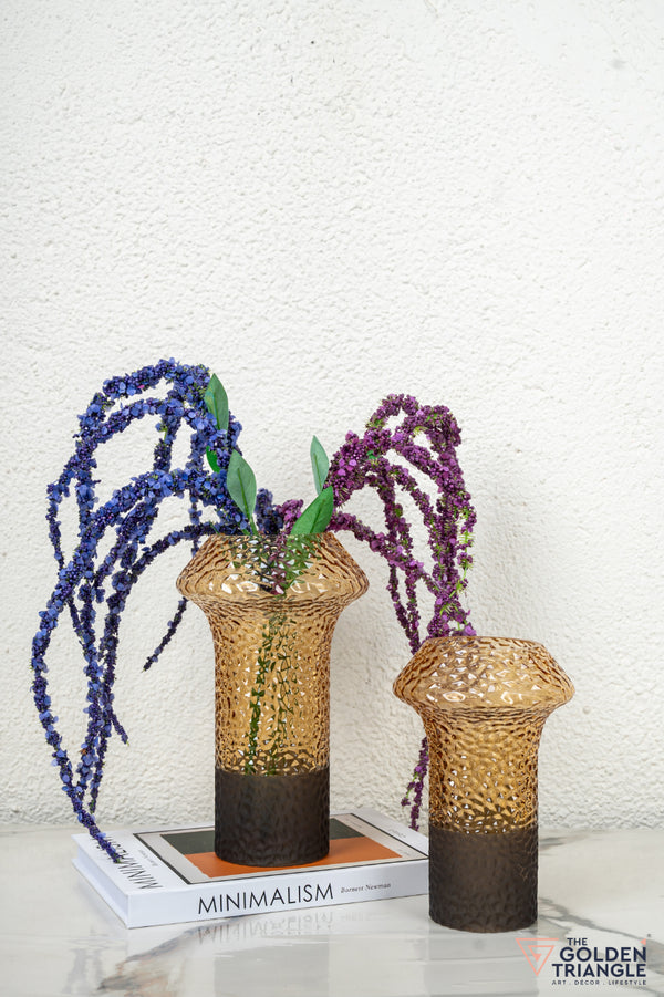 Yonder Glass Vase - Amber