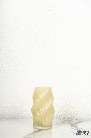 Aster Glass Vase - Yellow