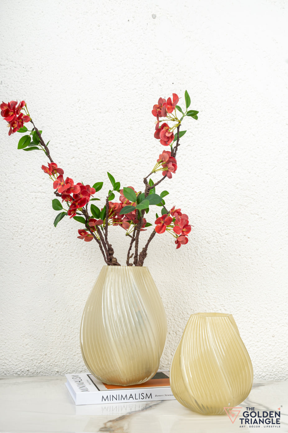 Aster Glass Vase - Yellow