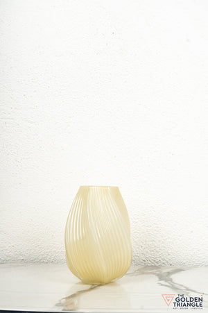 Aster Glass Vase - Yellow