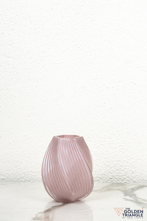 Aster Glass Vase - Pink