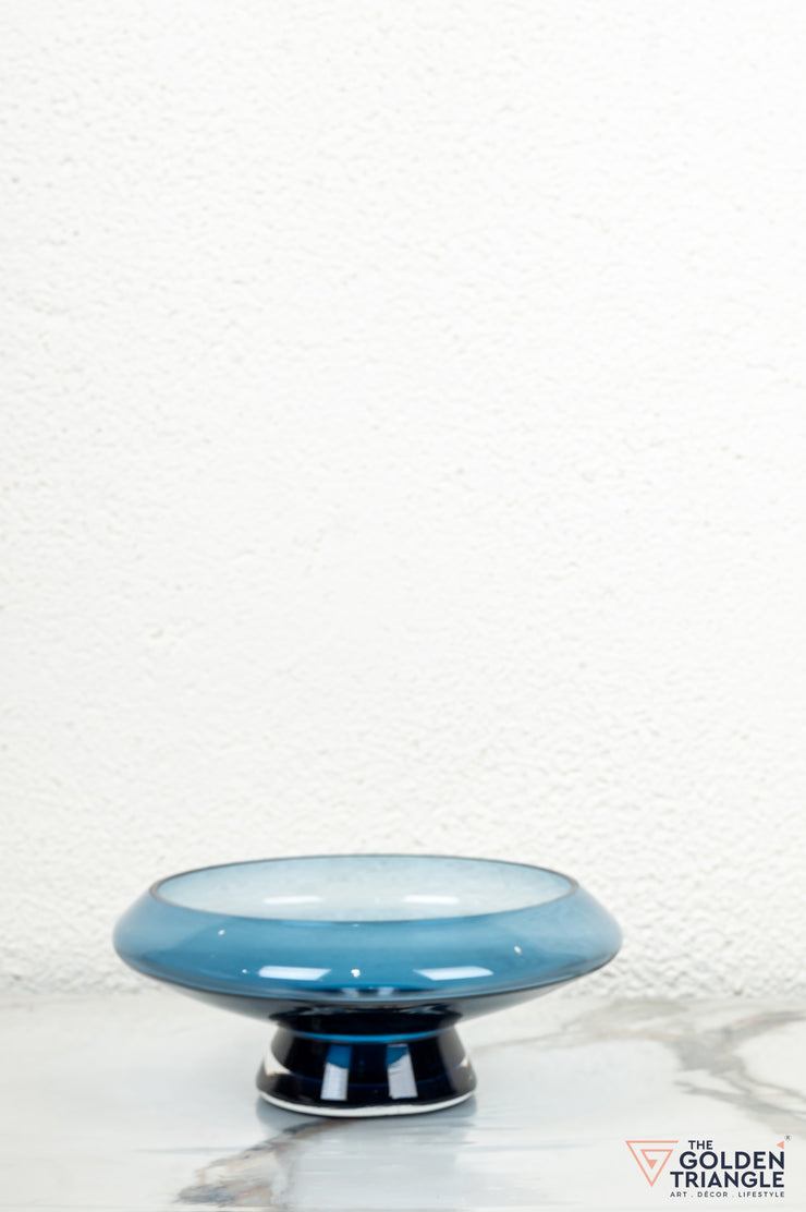 Nebula Glass Bowl -  Blue