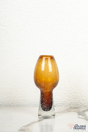Tundra Glass Vase - Amber