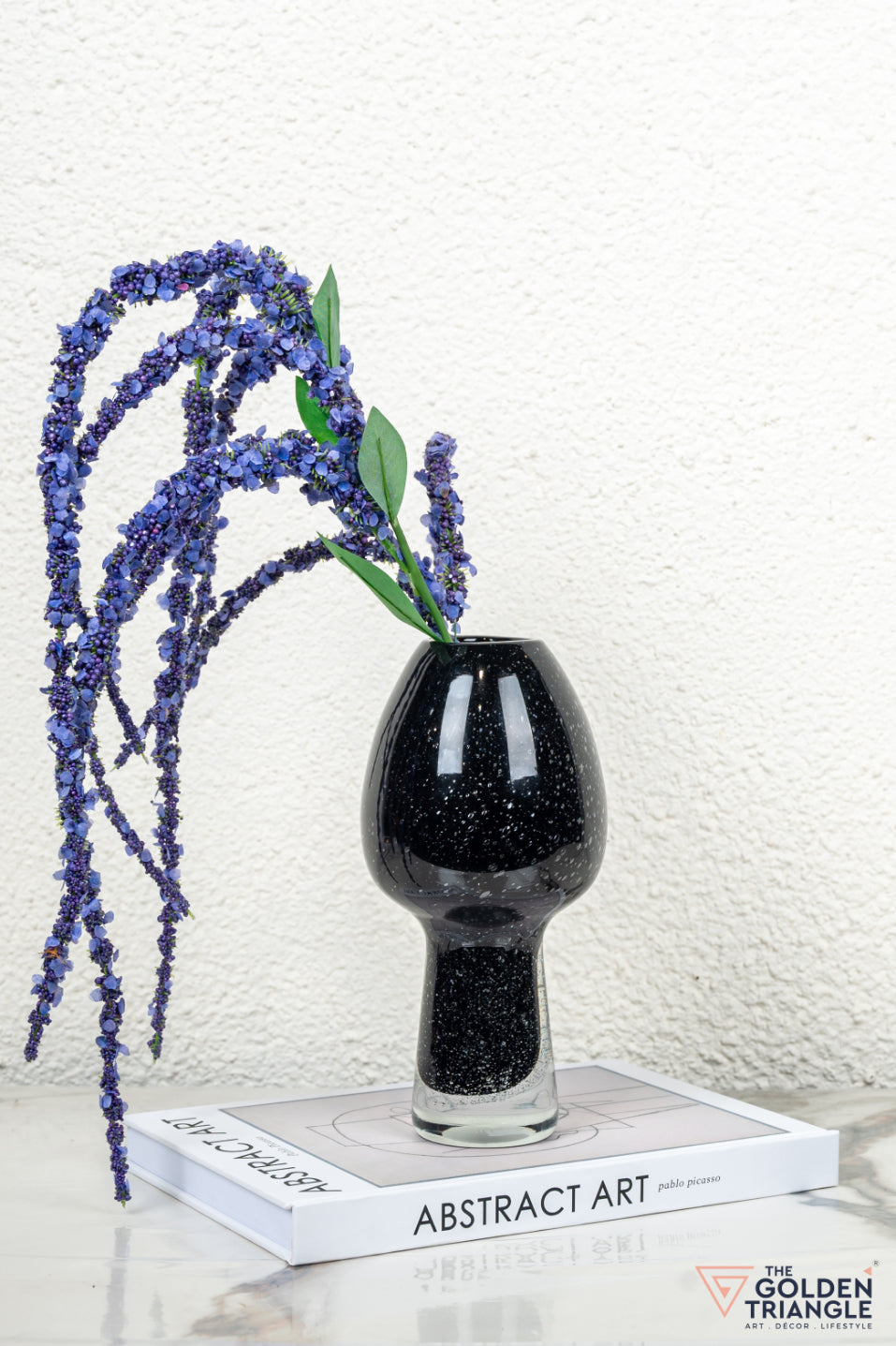 Tundra Glass Vase - Black