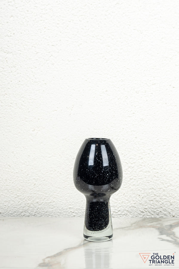 Tundra Glass Vase - Black